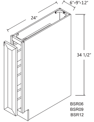 Glacier Spice Rack Cabinet 06'