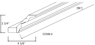 Classic Crown Molding CCM8-2