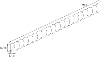 Rope Molding Insert RMI