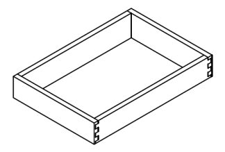 Essence Cemento Roll Out Tray Set For 36" Base Cabinet - Essence Cemento Modern Cabinetry