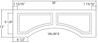 Big Valance 36' x 12'