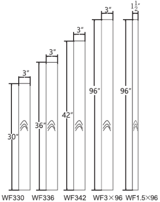 Glacier Wall Filler 3' x 96'