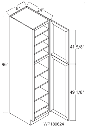 Glacier Pantry 18' x 96'