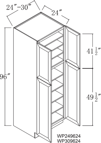 Glacier Pantry 30' x 96'