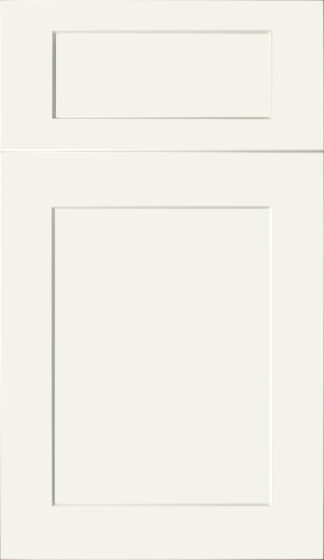 Fabuwood Galaxy Dove GD Allure series transitional painted warm off white shaker cabinet door