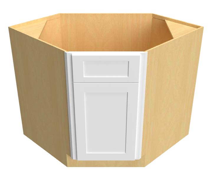 Luna Kona - Diagonal Sink Base 36" (LK-DSB36)