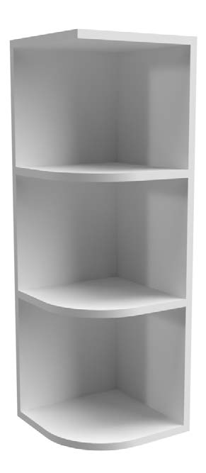 Luna Kona - 12x30 Open End Shelf Cabinet (LK-OE1230)