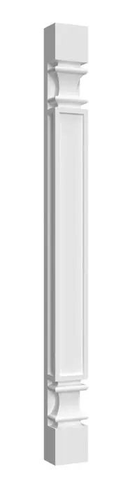 Luna Kona - Plain Pilaster Wall 36" (LK-PP-W36)