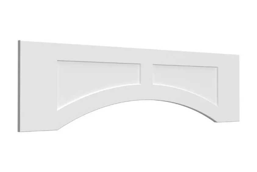 Luna Kona - Arched Recessed Panel Valance 48" (LK-VARP48)