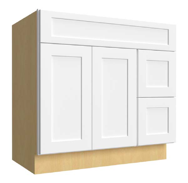 Luna Kona - Vanity Sink & Drawer Combo (Drawer Left) 36" (LK-VSD36DL)
