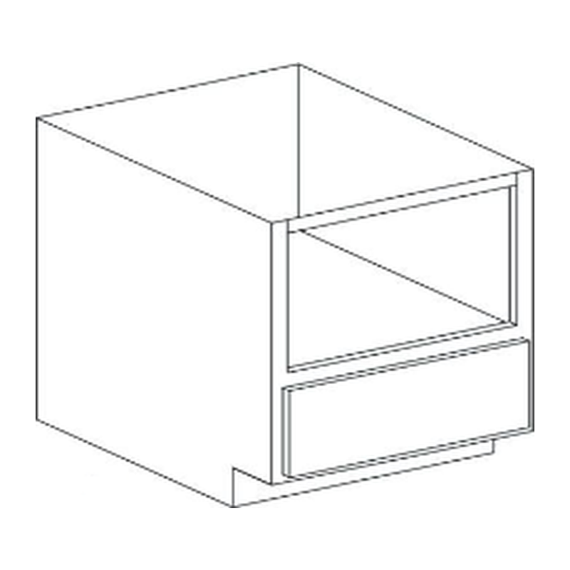Eurocraft Cabinetry Base Microwave Cabinet 30-Inch (BMC30)