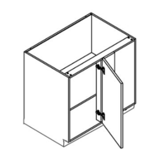 Eurocraft Cabinetry Blind Base Corner Cabinet (BBC42L/R & BBC45L/R)
