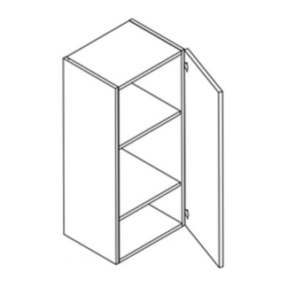 Eurocraft Cabinetry Single Door Wall Cabinet (W0930–W2142)