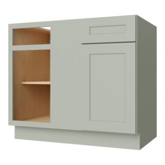 Sage Green Shaker Base Blind Corner 42"