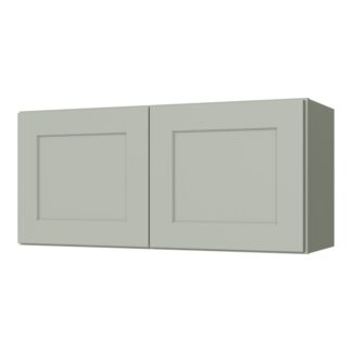 Sage Green Shaker 33x24 Wall Cabinet