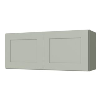 Sage Green Shaker 36x24 Wall Cabinet