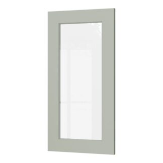Sage Green Shaker Glass Door 30" X 42" Textured Glass (Pair)