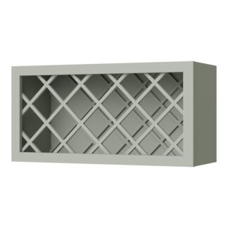 Sage Green Shaker Wine Rack 36" X 15" X 12"