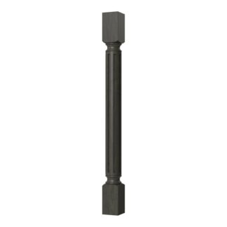 Smoky Gray Turn Post 3" X 3" X 34 1/2"
