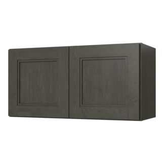 Smoky Gray Shaker 30x24 Wall Cabinet