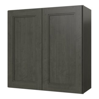 Smoky Gray Shaker 36x30 Wall Cabinet