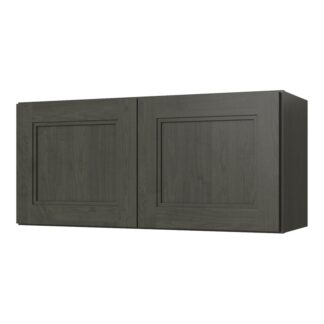 Smoky Gray Shaker 33x24 Wall Cabinet