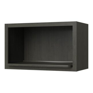 Smoky Gray Microwave Open Shelf 30" X 18" X 17 3/4"