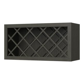 Smoky Gray Wine Rack 36" X 15" X 12"