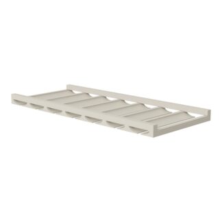 Sandy Mirage Shaker Glass Rack 36" X 12" X 3"