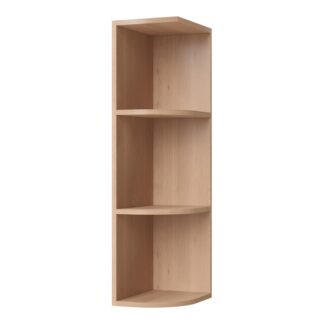 Toffee Shaker Wall End Open Shelf 09" X 42"