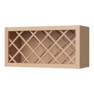 Toffee Shaker Wine Rack 36" X 15" X 12"