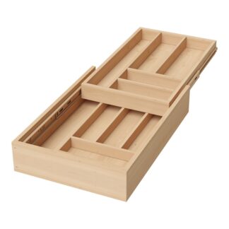 Tiered Double Cutlery Drawer For 24" Cabinet