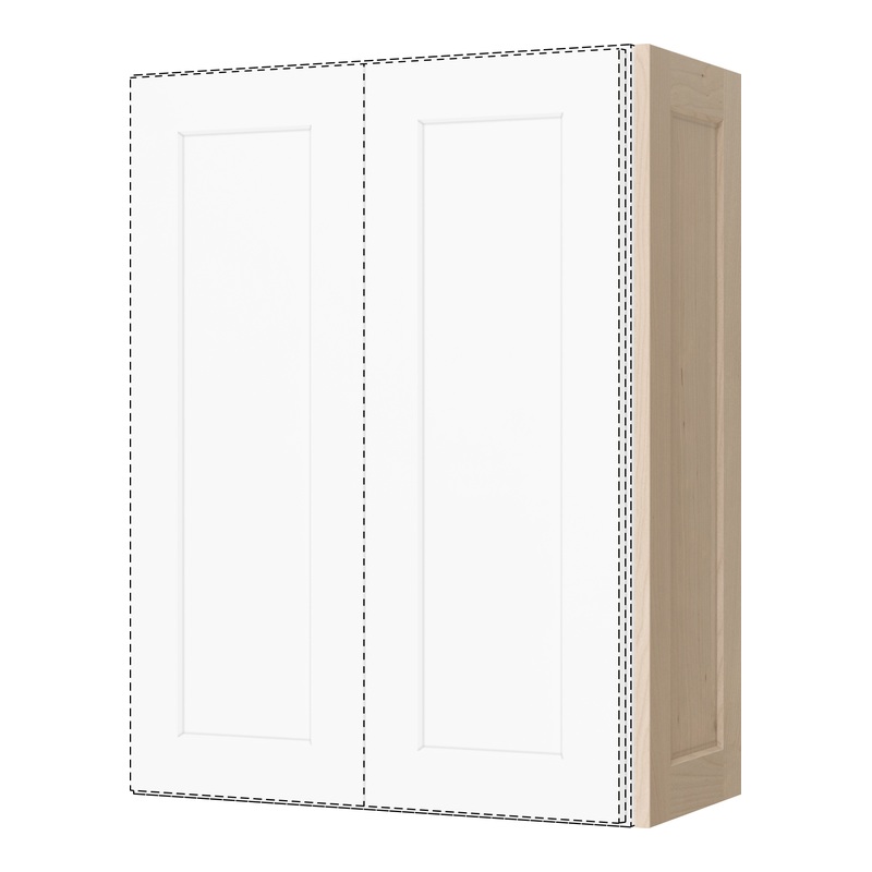 Unfinished Shaker Base Dummy Door 24" X 30"