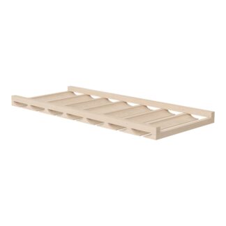 Unfinished Shaker Glass Rack 36" X 12" X 3"