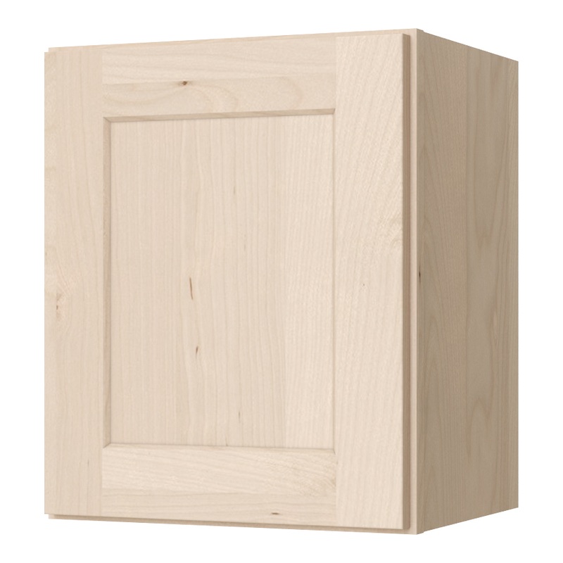 Unfinished Shaker 21x18 Wall Cabinet