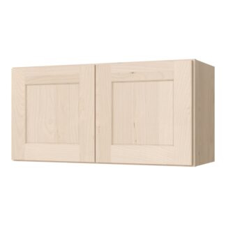 Unfinished Shaker 27x18 Wall Cabinet