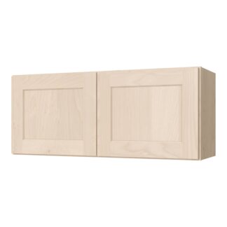 Unfinished Shaker 36x24 Wall Cabinet