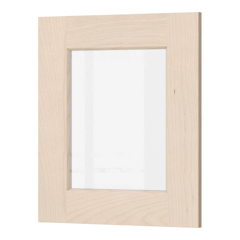 Unfinished Shaker Glass Door 21" X 18" Textured Glass