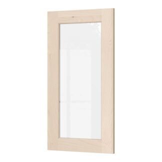 Unfinished Shaker Glass Door 30" X 42" Textured Glass (Pair)