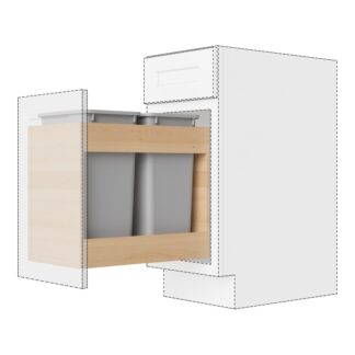 Waste Basket Pull Out For B18 Cabinet