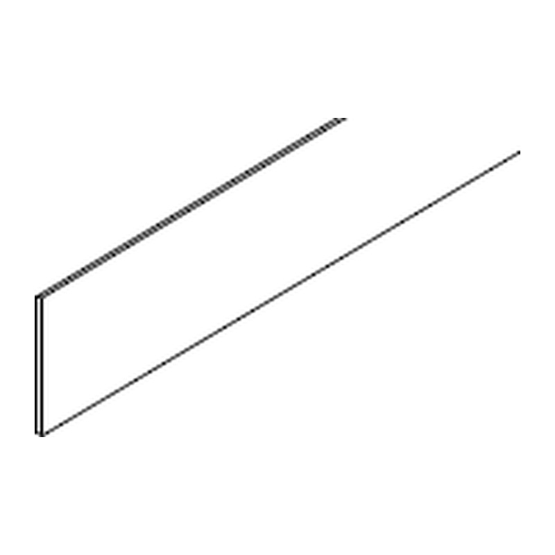 Weston Shaker Toe Kick 4 1/2" X 1/4" X 96" Line Art Diagram